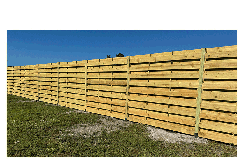 Commercial Wood Fencing