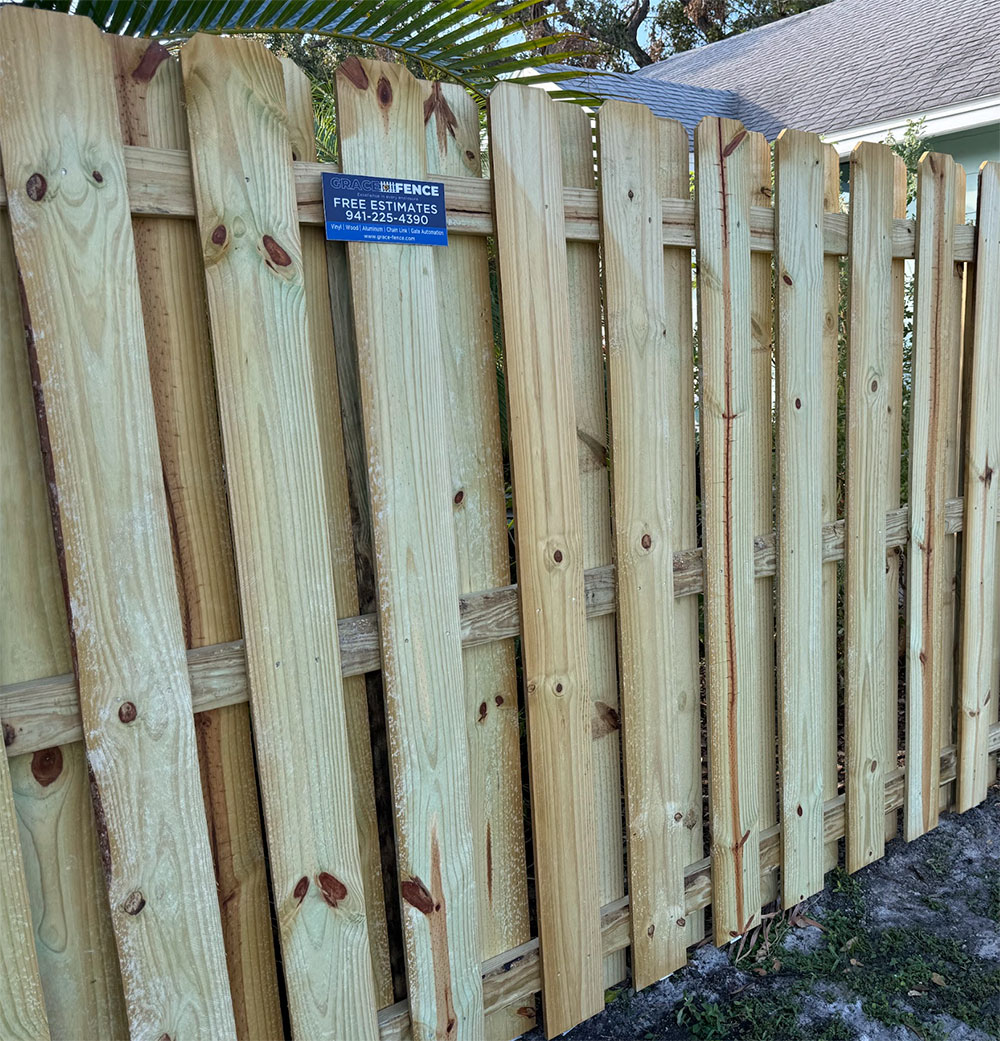 Residential Wood Fence