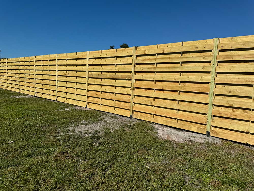 Shadow-box Fence