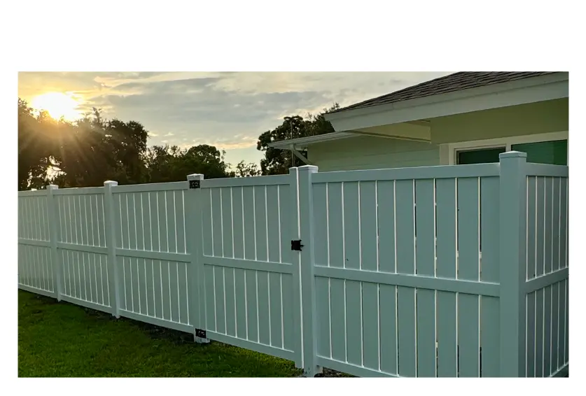 Vinyl Fence